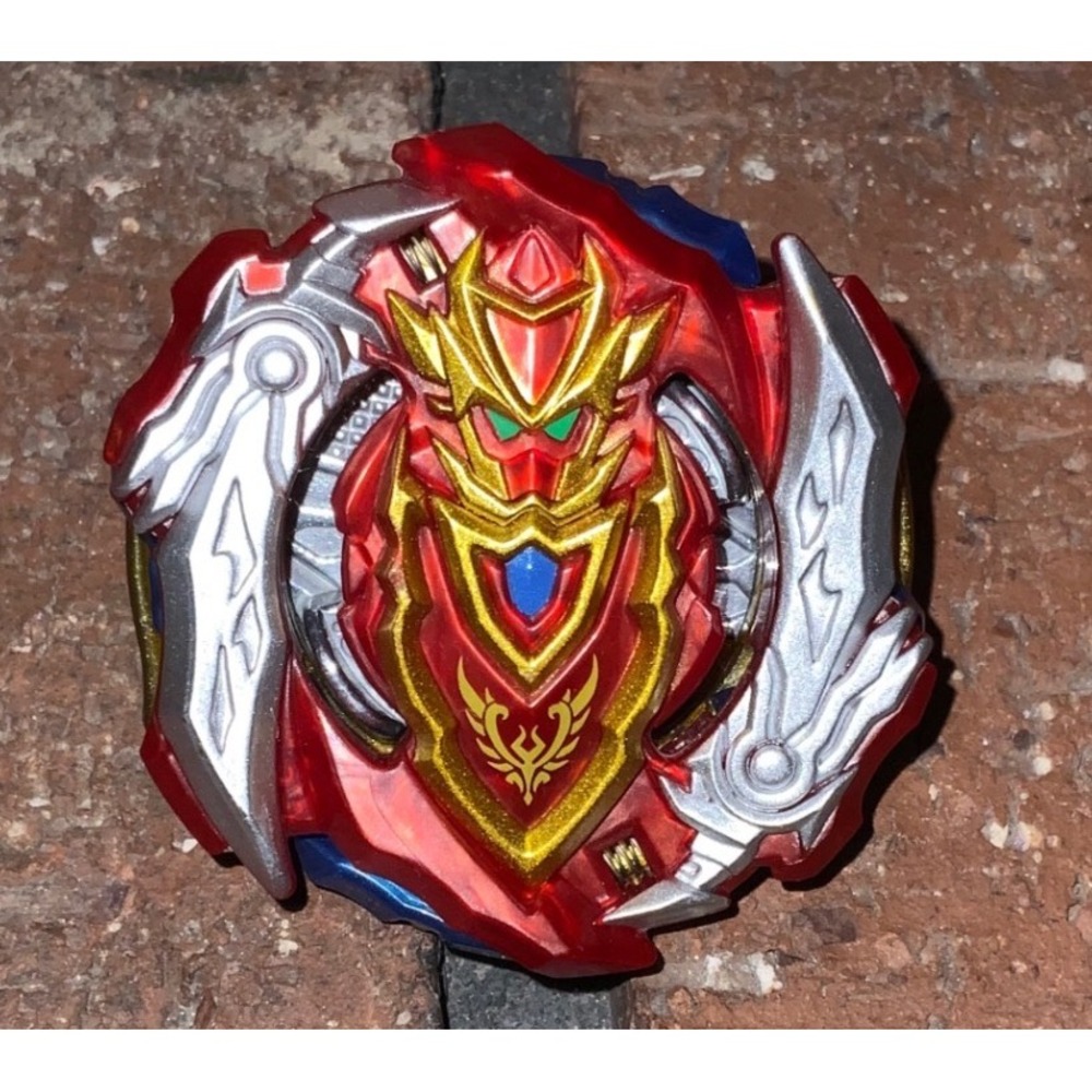 Takara Tomy Beyblade Burst B-129 Super Z Achilles .00.Dm Balance Type Red Gold